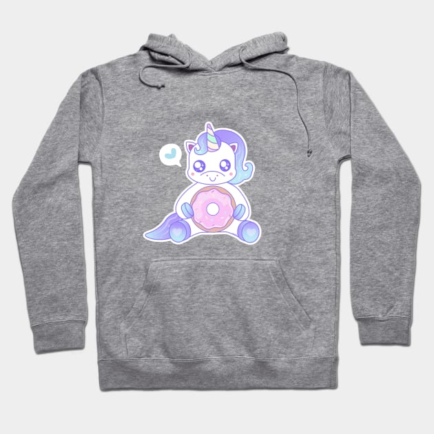 Donut Unicorn Hoodie by jessycroft